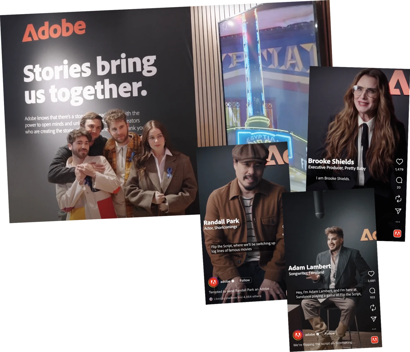 Adobe Sundance collage
